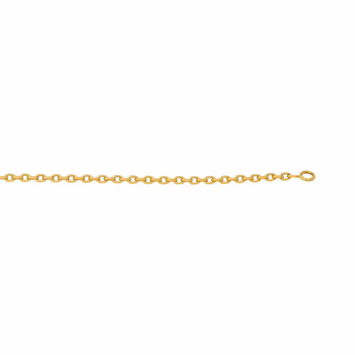 Collier maille forçat en or jaune 58 Facettes 5741894CN