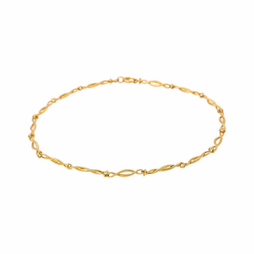 Collier à maillons torsadés en or jaune 58 Facettes 5745702CN