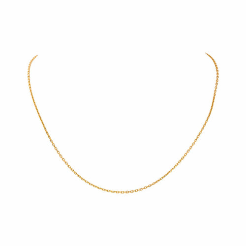 Collier maille forçat en or jaune 58 Facettes 5750780CN