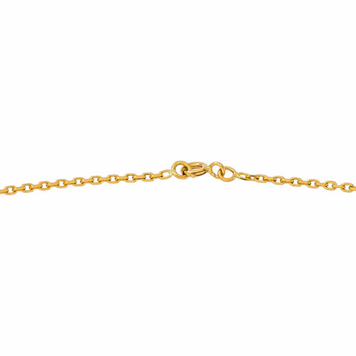Collier maille forçat en or jaune 58 Facettes 5750780CN