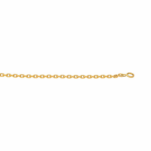 Collier maille forçat en or jaune 58 Facettes 5750780CN