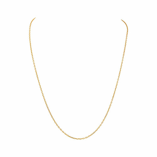 Collier maille forçat en or jaune 58 Facettes 5751191CN