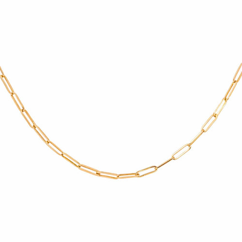 Collier maille cheval en or jaune 58 Facettes 5751231CN