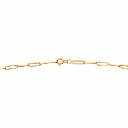 Collier maille cheval en or jaune 58 Facettes 5751231CN
