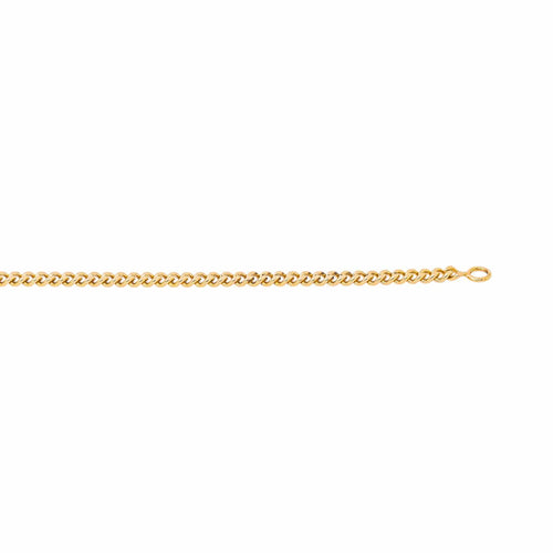 Collier maille gourmette en or rose 58 Facettes 5751820CN