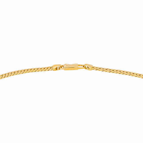 Collier maille anglaise en or jaune 58 Facettes 5752308CN