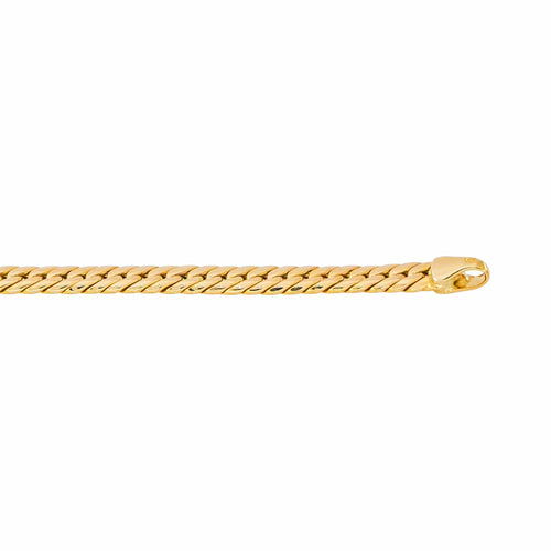 Collier maille anglaise en or jaune 58 Facettes 5752308CN