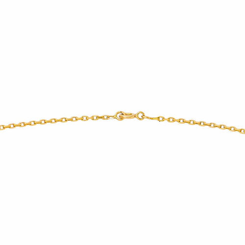 Collier maille forçat en or jaune 58 Facettes 5752973CN