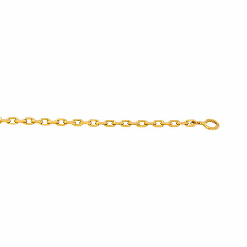 Collier maille forçat en or jaune 58 Facettes 5752973CN