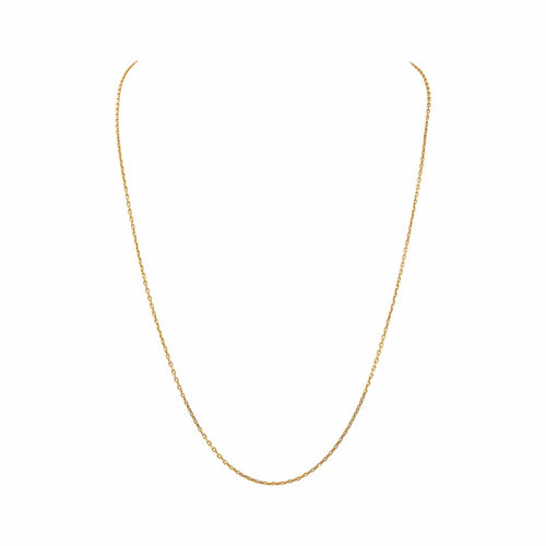 Collier maille forçat en or jaune 58 Facettes 5754136CN