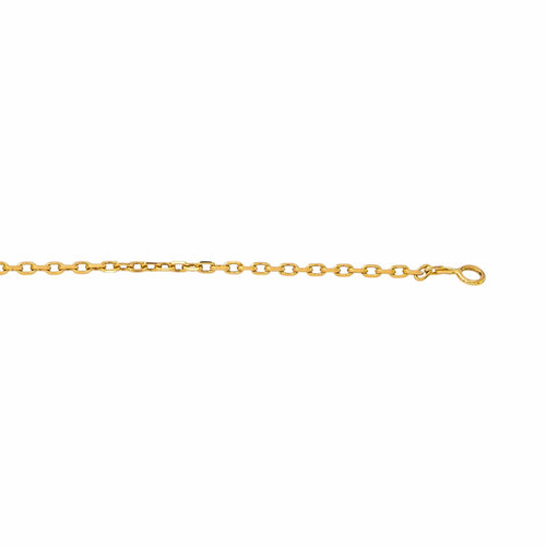 Collier maille forçat en or jaune 58 Facettes 5754136CN