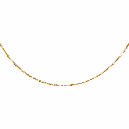 Collier maille gourmette en or jaune 58 Facettes 5758559CN