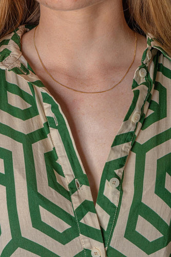 Collier maille gourmette en or jaune 58 Facettes 5758559CN