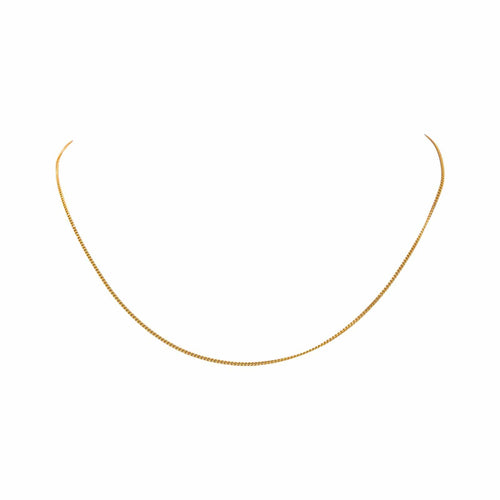 Collier maille gourmette en or jaune 58 Facettes 5758559CN