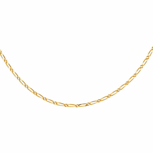 Collier maille alternée en or jaune 58 Facettes 5760040CN