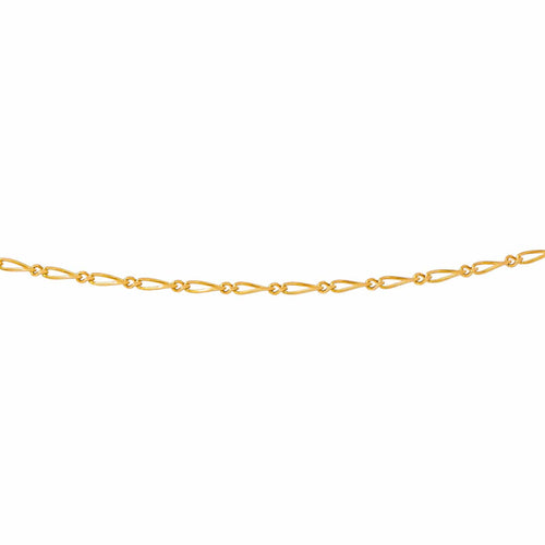 Collier maille alternée en or jaune 58 Facettes 5760040CN
