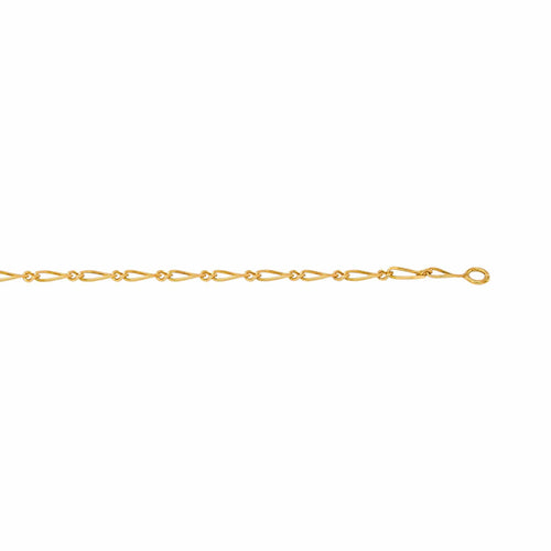 Collier maille alternée en or jaune 58 Facettes 5760040CN