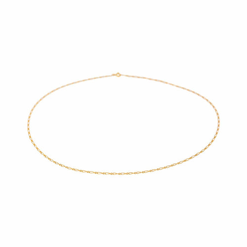 Collier maille alternée en or jaune 58 Facettes 5760040CN