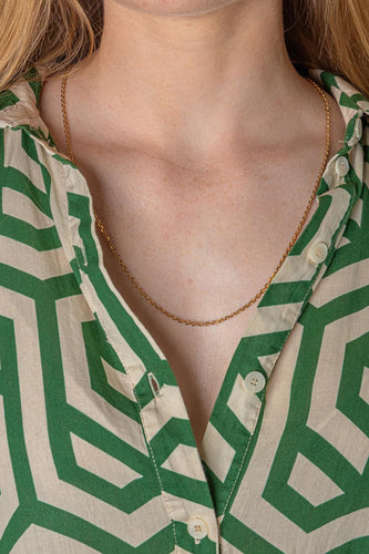 Collier maille forçat en or rose 58 Facettes 5777533CN
