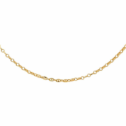 Collier maille grain de café en or jaune 58 Facettes 5777546CN