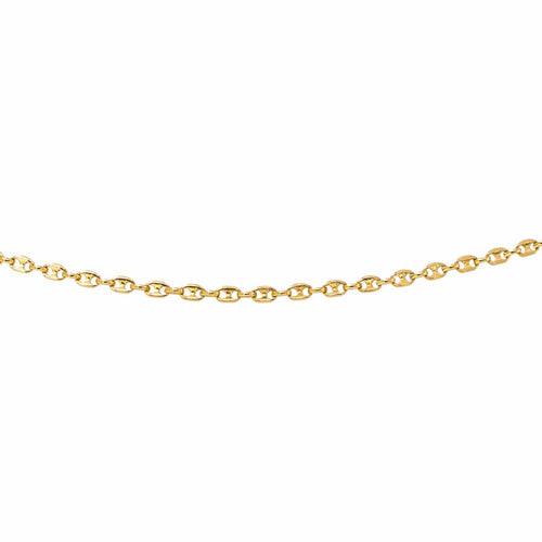 Collier maille grain de café en or jaune 58 Facettes 5777546CN