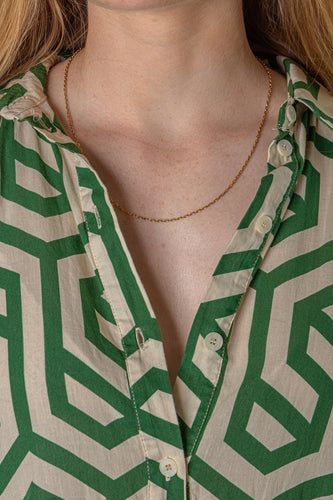 Collier maille forçat en or rose 58 Facettes 5778048CN