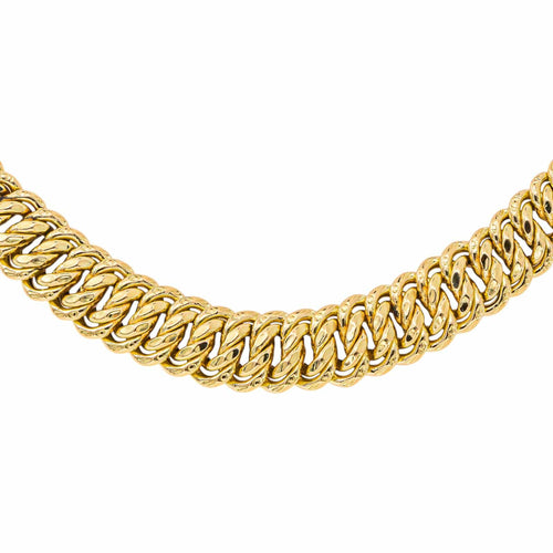 Collier maille américaine en or jaune 58 Facettes 5787118CN