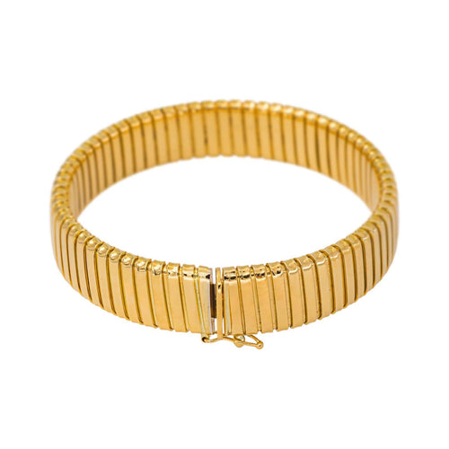Bracelet maille Tubogas en or jaune 58 Facettes 5789083CN