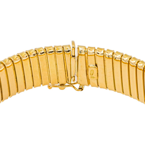Bracelet maille Tubogas en or jaune 58 Facettes 5789083CN