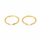 Créoles - Boucles d'oreilles en or jaune 58 Facettes 5810926CN