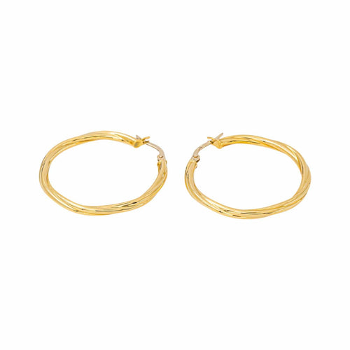 Créoles - Boucles d'oreilles en or jaune 58 Facettes 5810926CN