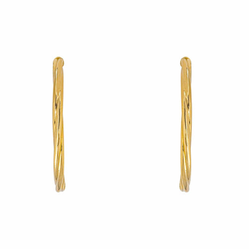 Créoles - Boucles d'oreilles en or jaune 58 Facettes 5810926CN