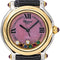 Chopard Happy Sport - Montre en acier, rubis, diamants et émeraudes 58 Facettes 5828122CN