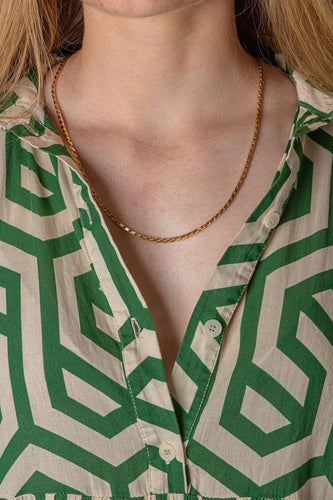 Collier en or rose à maille souple 58 Facettes 5840550CN