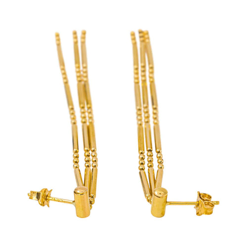 Boucles d'oreilles pendantes en or jaune 58 Facettes 5858128CN