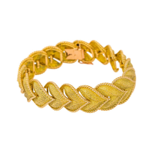 Bracelet en or jaune et or rose 58 Facettes 5901112CN
