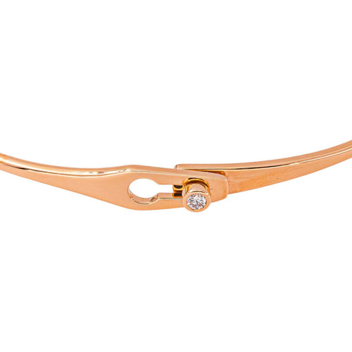 Dinh Van Serrure - Bracelet jonc en or rose et diamant 58 Facettes 5992359RV