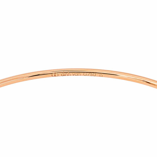Dinh Van Serrure - Bracelet jonc en or rose et diamant 58 Facettes 5992359RV