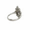 Bague 58 Bague marquise en or blanc 18 carats saphir et diamants 58 Facettes BVP-BAG-0001