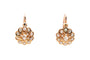 Boucles d'oreilles Art déco - Boucles d'oreilles en or jaune, diamants et perles 58 Facettes 24017