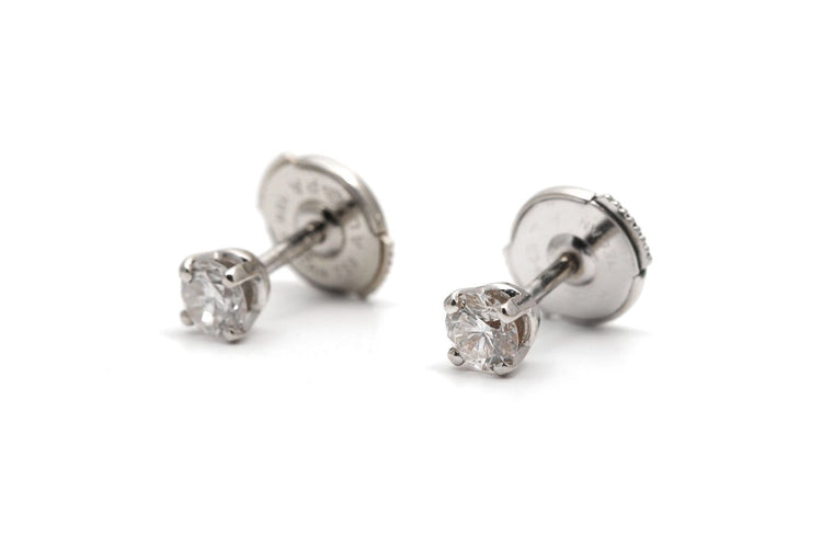 Boucles d'oreilles Boucles d'oreilles contemporaines en or 18 carats et diamants 58 Facettes 24011