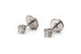 Boucles d'oreilles Boucles d'oreilles contemporaines en or 18 carats et diamants 58 Facettes 24011