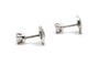 Boucles d'oreilles Boucles d'oreilles contemporaines en or 18 carats et diamants 58 Facettes 24011