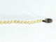 Collier de perles en or blanc et saphir 58 Facettes 1812785