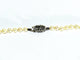 Collier de perles en or blanc et saphir 58 Facettes 1812785