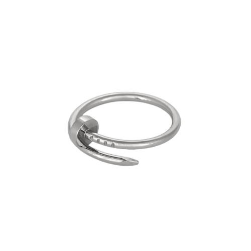 55 Cartier Juste un Clou - Bague petit modèle en or blanc 58 Facettes 58FC65-2