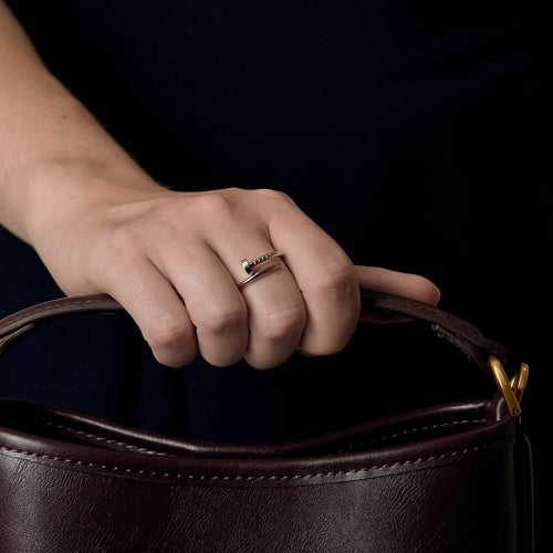 55 Cartier Juste un Clou - Bague petit modèle en or blanc 58 Facettes 58FC65-2