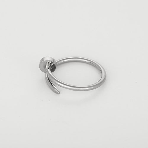 55 Cartier Juste un Clou - Bague petit modèle en or blanc 58 Facettes 58FC65-2