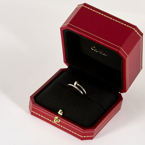 55 Cartier Juste un Clou - Bague petit modèle en or blanc 58 Facettes 58FC65-2