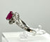 52 Bague rubis Burma Mong Hsu en or blanc et diamants 58 Facettes ANELLO RUBY BURMA
